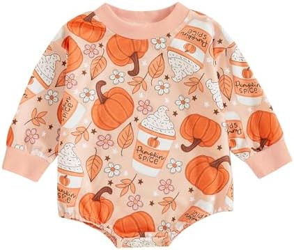 BemeyourBBs Newborn Baby Boy Girl Outfit Bubble Sweatshirt Romper Clothes | Amazon (US)