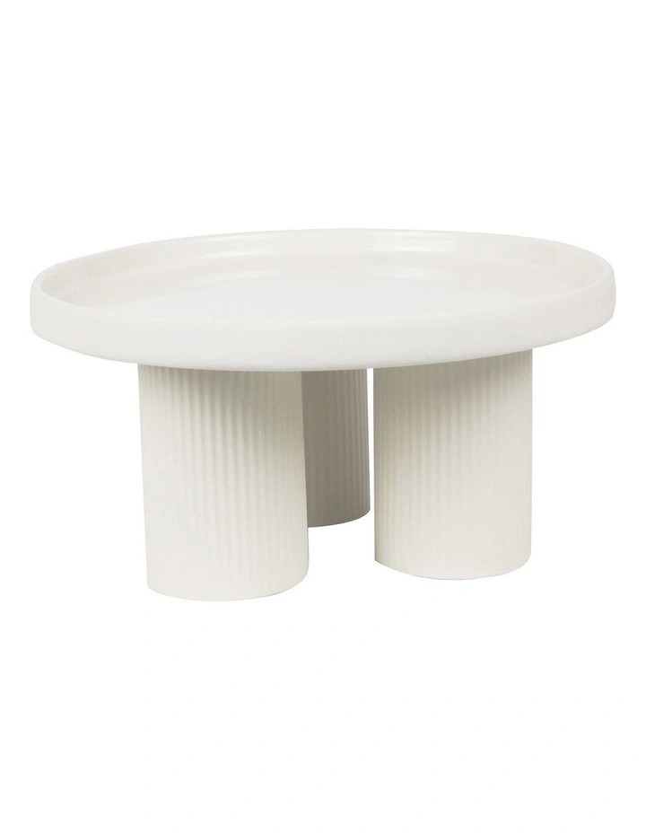 Poet's Dream Serving Range 28x14cm Cake Stand in White | Myer