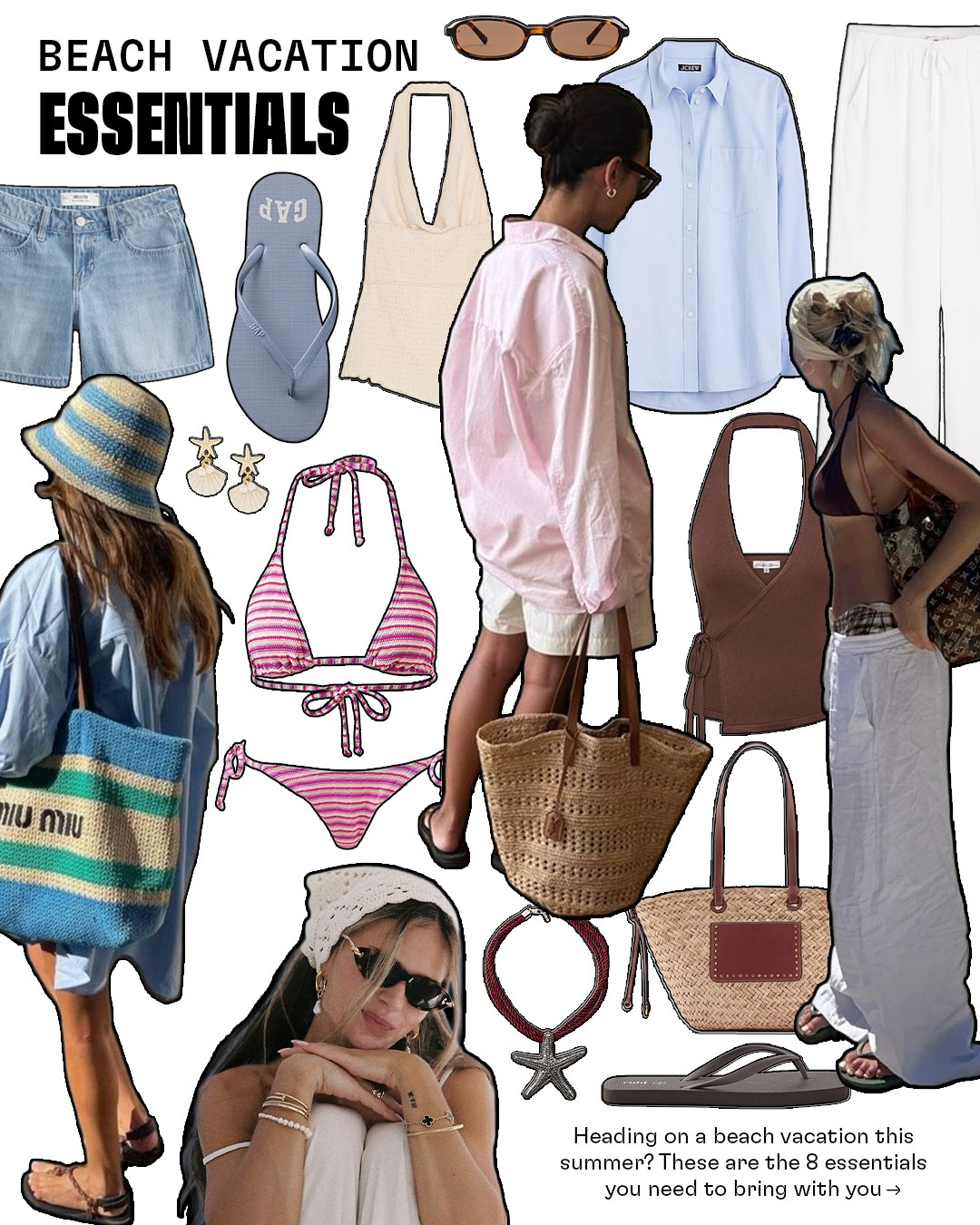 heading on a beach vacation? these are the 8 essentials you need 🌞 

#LTKStyleTip #LTKSwim #LTKSeasonal