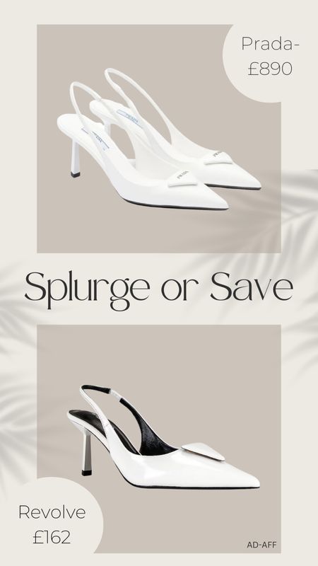 Splurge or Save 🤍
Prada heels dupe 🤍

#LTKshoecrush #LTKsalealert #LTKstyletip