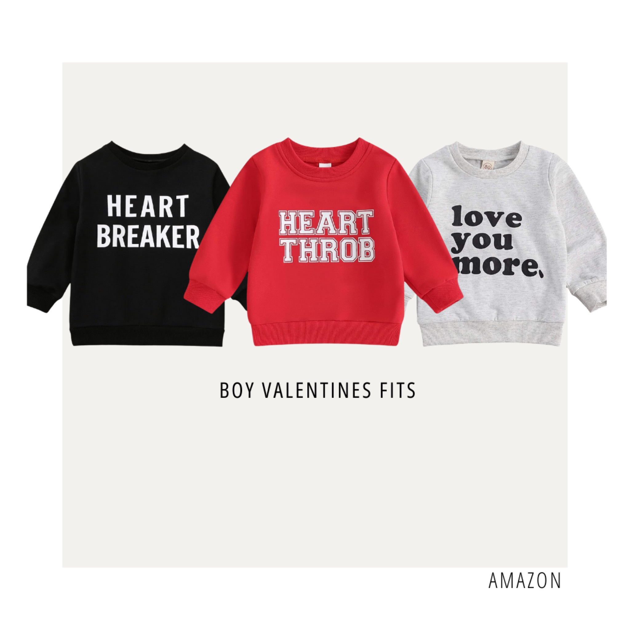 Toddler/baby valentines sweatshirts 

#LTKSeasonal #LTKbaby #LTKkids