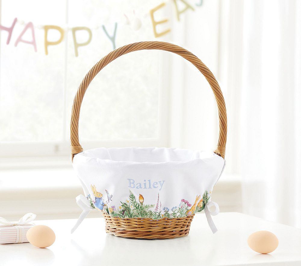 Peter Rabbit™ Garden Easter Basket Liners | Pottery Barn Kids