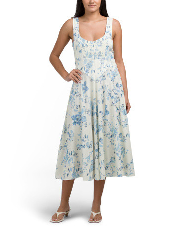 Linen Blend Lya Dress | TJ Maxx