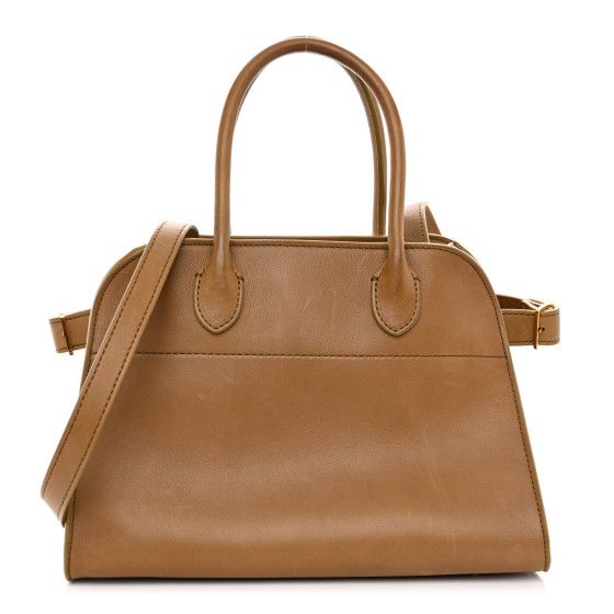 Polished Saddle Calfskin Soft Margaux 10 Bag Muschio | FASHIONPHILE (US)