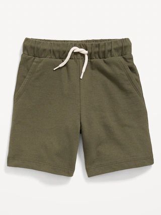 Functional-Drawstring French Terry Pull-On Shorts for Toddler Boys | Old Navy (US)