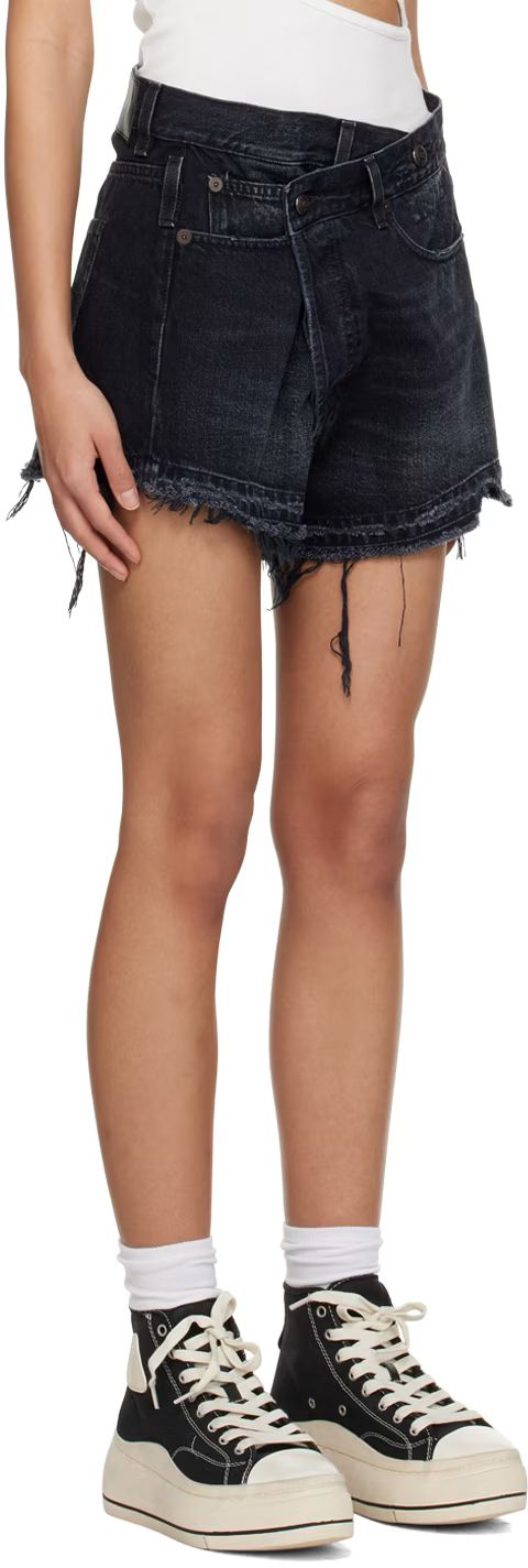 Black Crossover Shorts | SSENSE