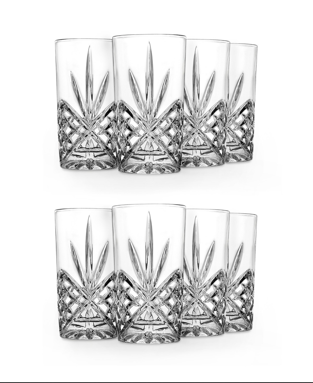 Godinger Dublin Crystal Highball Glasses, Set of 8 - Clear | Macy's