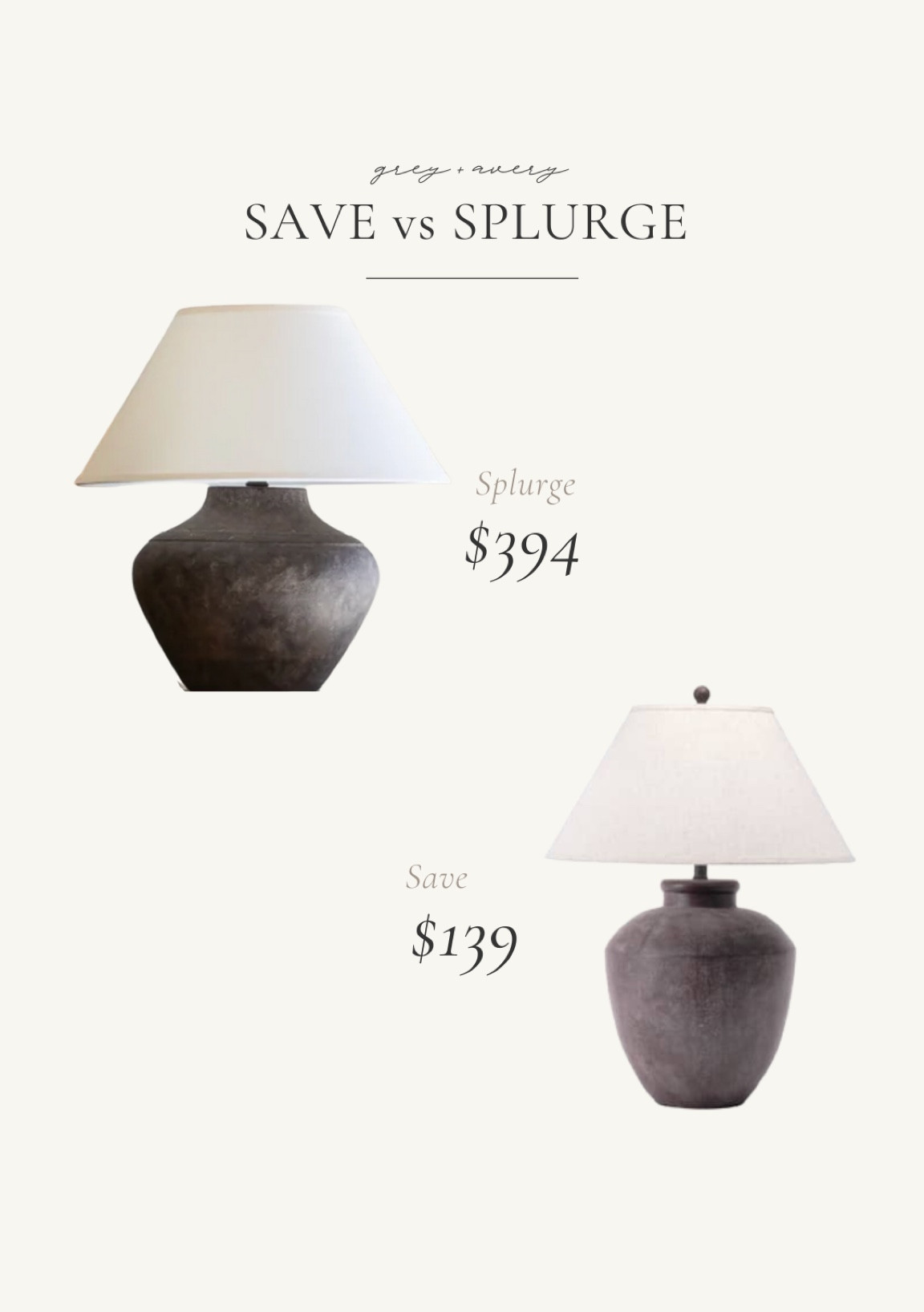 Save vs splurge, Amber interiors dupe lamp

Table lamp, empire shade, black lamp

#LTKhome