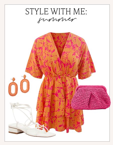 Cute summer outfit idea! 

#summerstyle

Summer outfit idea. Summer dress. Amazon floral dress. Amazon pink straw clutch. 

#LTKSeasonal #LTKStyleTip #LTKFindsUnder100