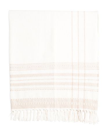 50x60 Cotton Throw | TJ Maxx