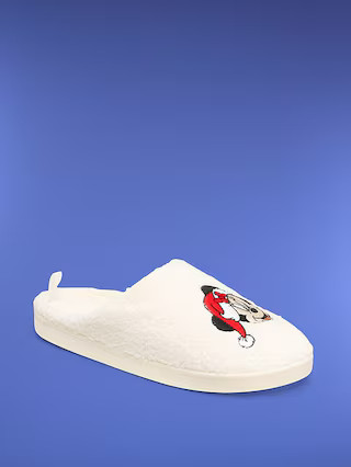 Old Navy x Disney Mickey Mouse Sherpa Slippers for Women | Old Navy (US)