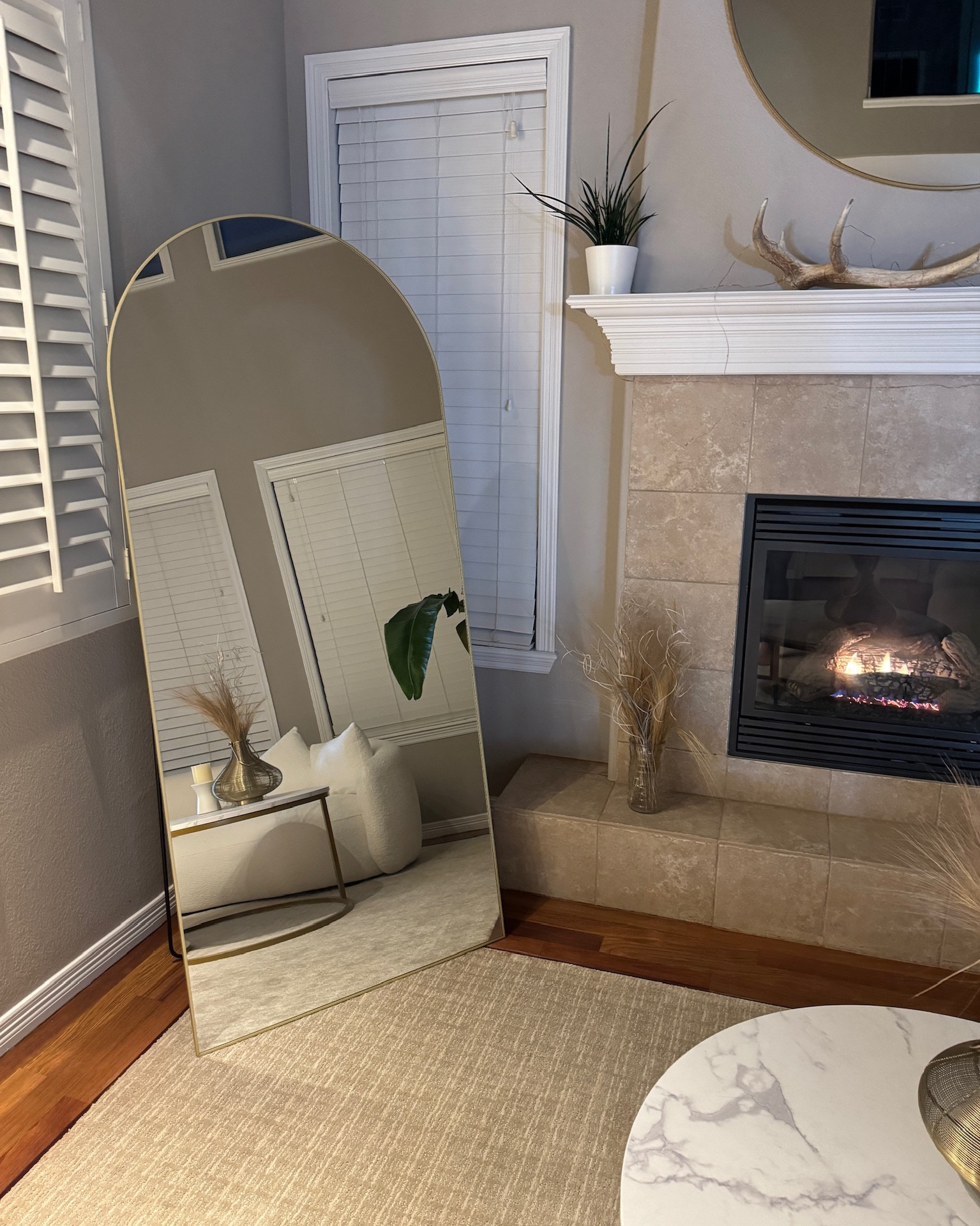 Metal Arch Mirror 

#LTKHome