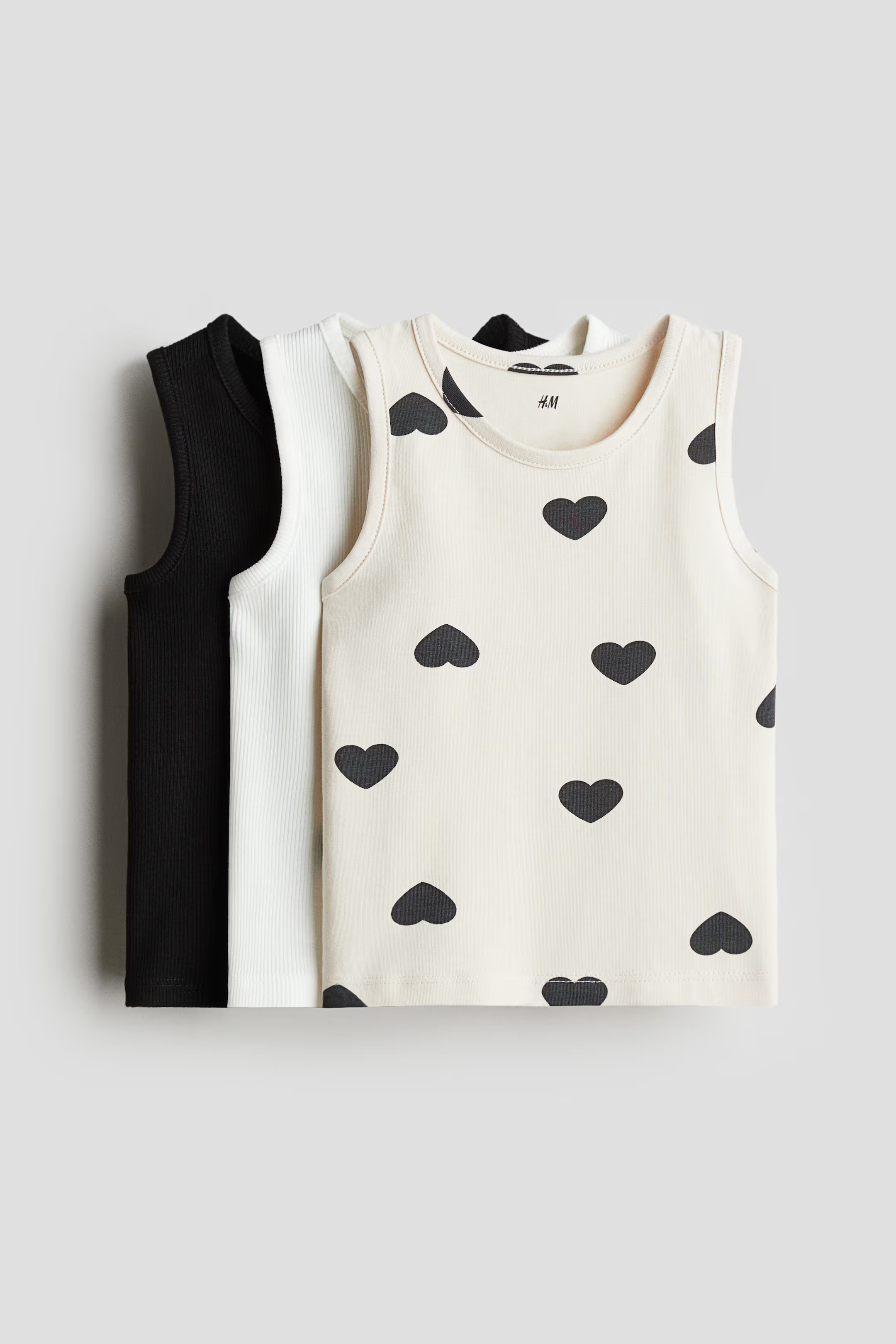 3-pack Ribbed Tank Tops | H&M (US + CA)