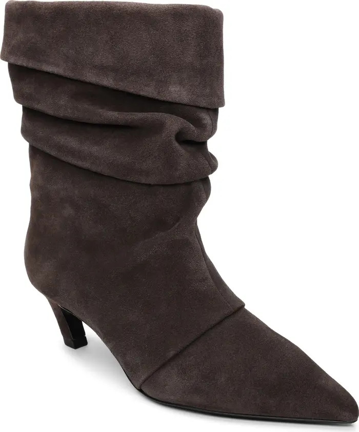 Virgee Pointed Toe Kitten Heel Bootie (Women) | Nordstrom