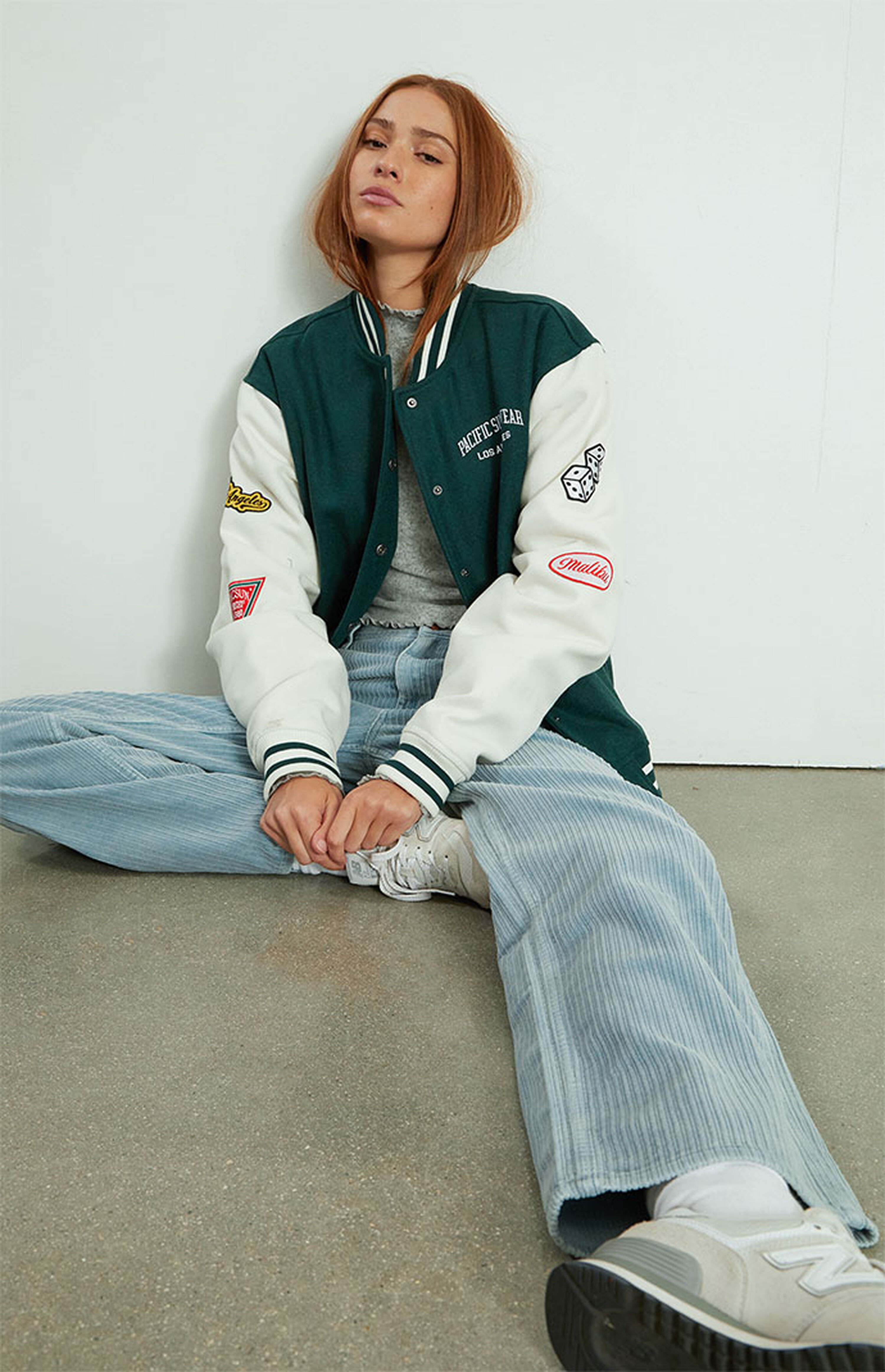 PacSun Green Pacific Sunwear Varsity Jacket | PacSun | PacSun