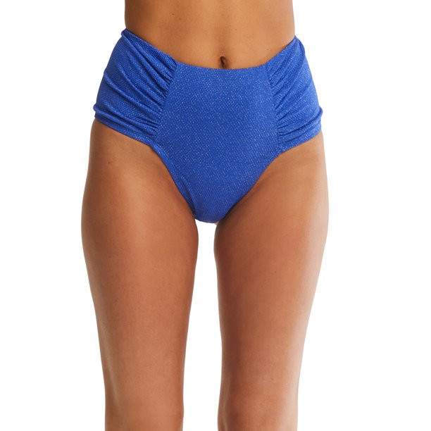 Time and Tru Women's Ruched Side Bikini Swim Bottoms | Walmart (US)