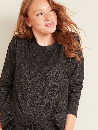 Cozy Plush-Knit Pajama Top for Women | Old Navy (US)