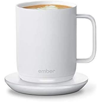 Ember Temperature Control Smart Mug 2, 14 oz, White, 80 min. Battery Life - App Controlled Heated Co | Amazon (US)