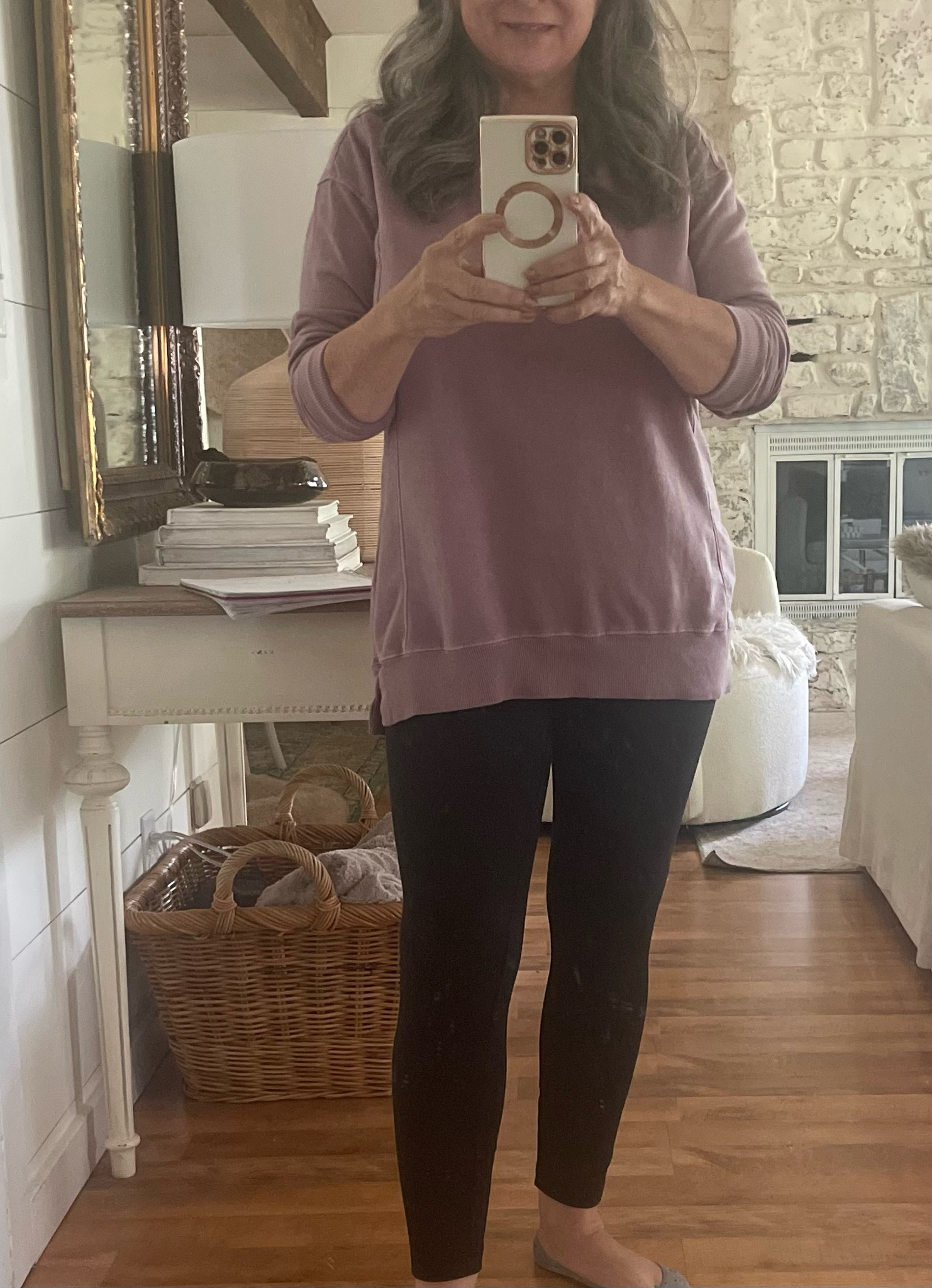 These longer sweatshirts are amazing with leggings for workout day or with jeans for everyday. I’m going to have to get every color!

#LTKActive #LTKOver40 #LTKMidsize