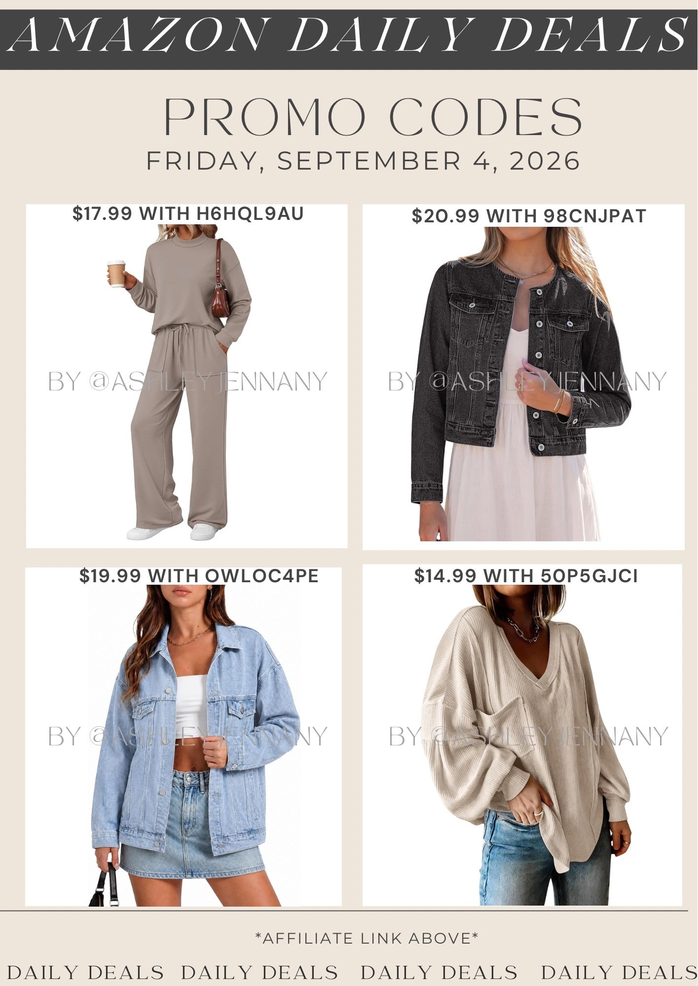 Amazon deals

#LTKMidsize #LTKSaleAlert #LTKSeasonal