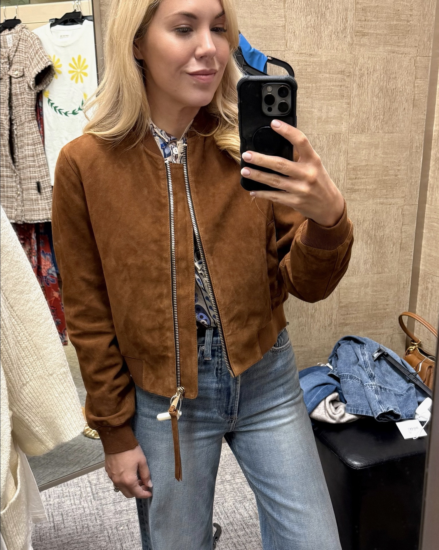 Cutest suede Jacket 
Jeans 
Boots 
Booties 
Fall Outfit 
#LTKStyleTip 

#LTKSeasonal