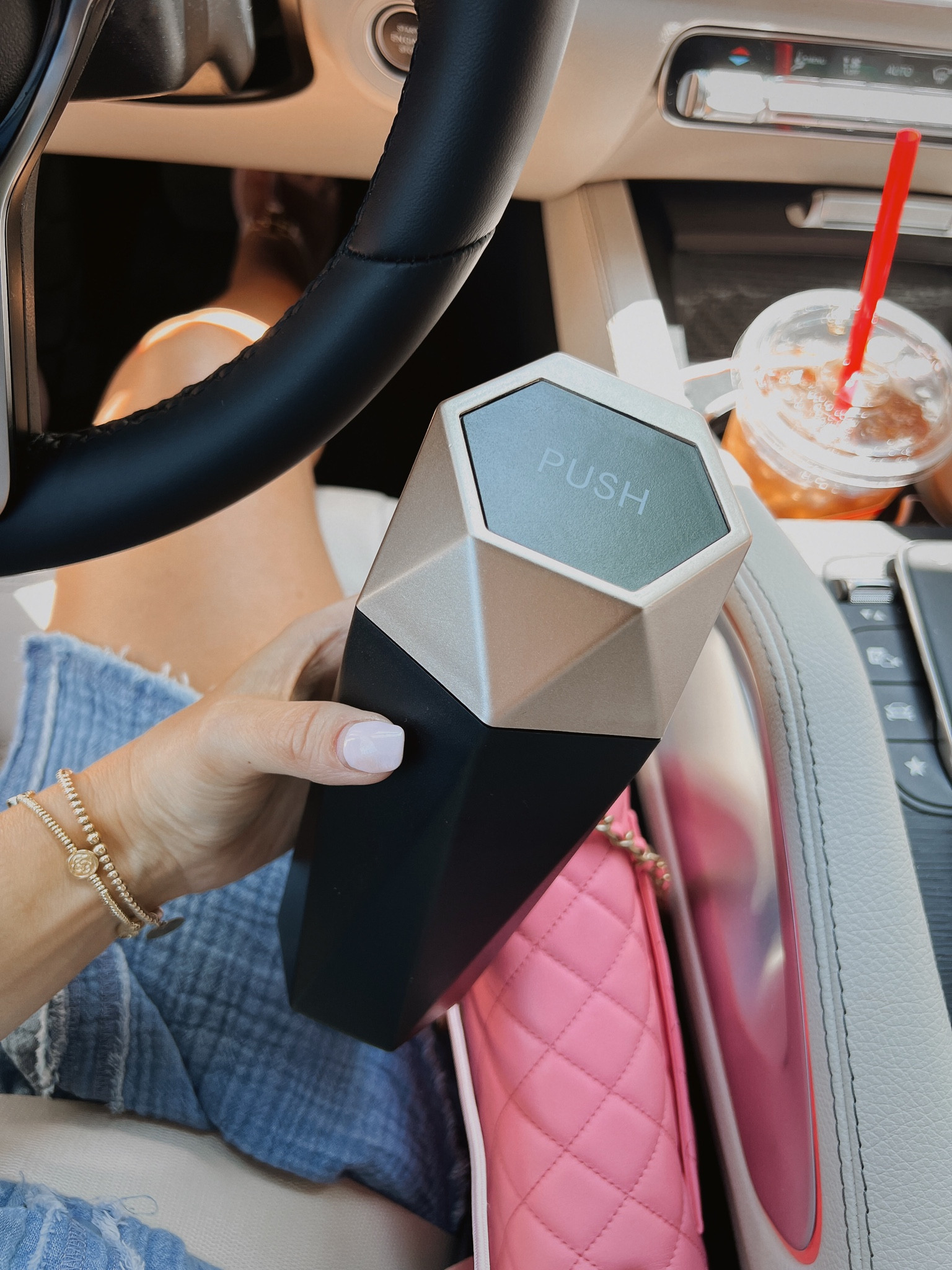 Amazon car trash can 🗑️ Mine fits in my console and it’s been such a huge help in keeping my car clean! 

#LTKFind #LTKtravel #LTKunder50