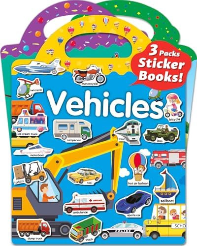 Reusable Sticker Book for Toddlers 2-4 Years, Stickers for Kids, Toddler Sticker Book Ages 1-3, T... | Amazon (US)