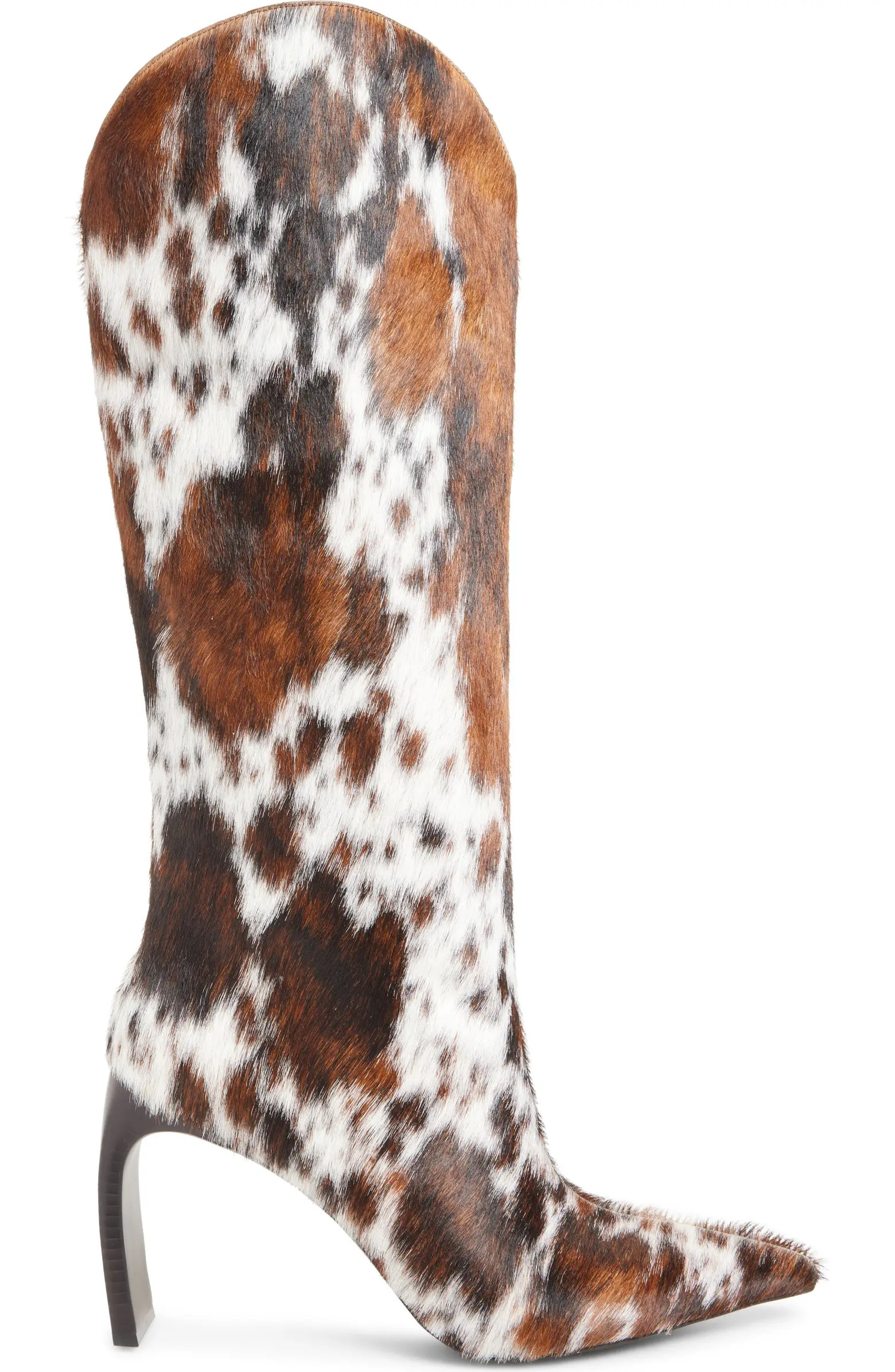 Pinpoint Pointed Toe Knee High Western Boot (Women) | Nordstrom