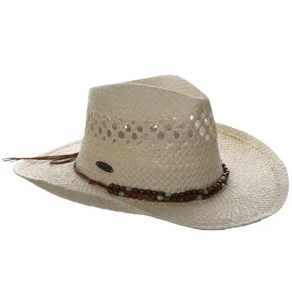 Panama Jack Drifter Sun Hat - Toyo Straw, 3 1/4" Shapeable Brim (Natural) | Walmart (US)