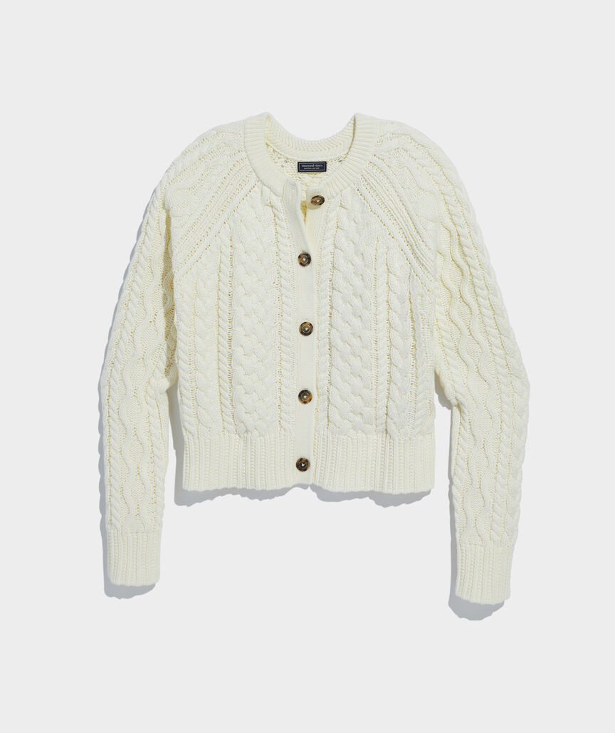 Cotton Cable Cardigan | vineyard vines