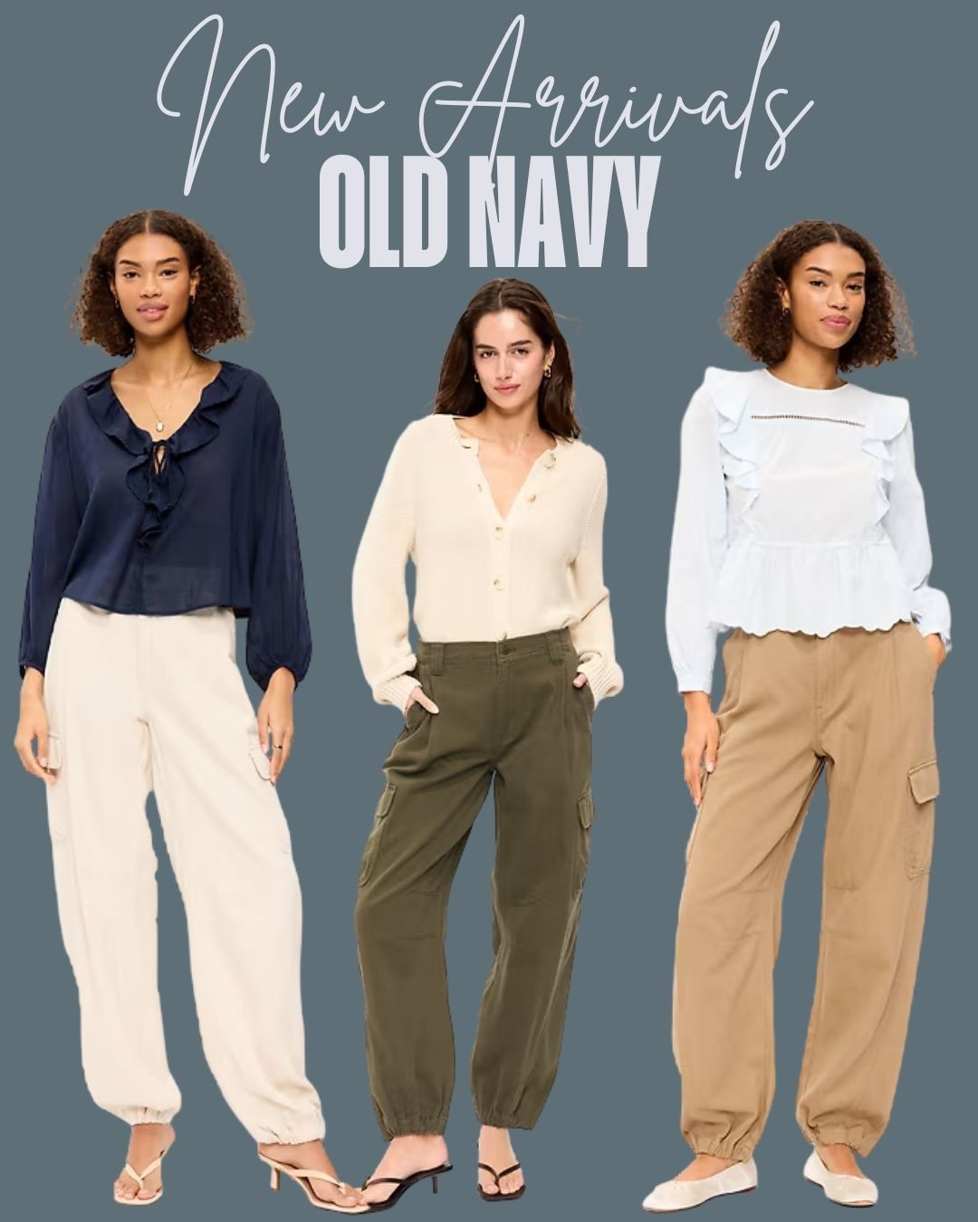 New at Old Navy!
Twill Barrel Cargo Pants!
These are so cute!! 

You could dress these you for work with heels or wear them casual with flats or sneakers

Love these!


#LTKmomlife #LTKWorkwear #LTKFindsUnder50