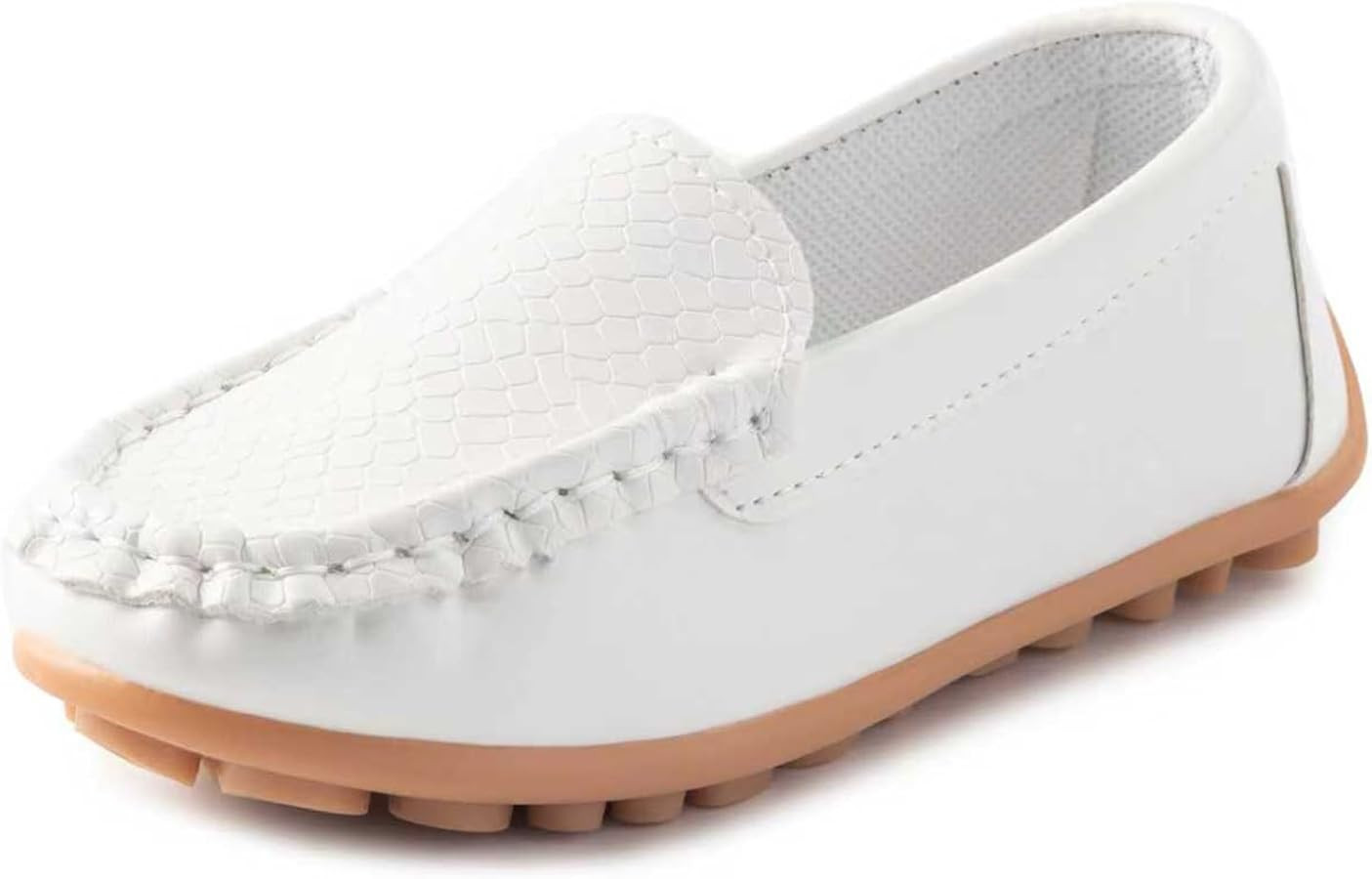 Boys Girls Loafers Dress Flats Slip-On Oxford Casual Moccasins School Walking Boat Shoes(Toddler/... | Amazon (US)