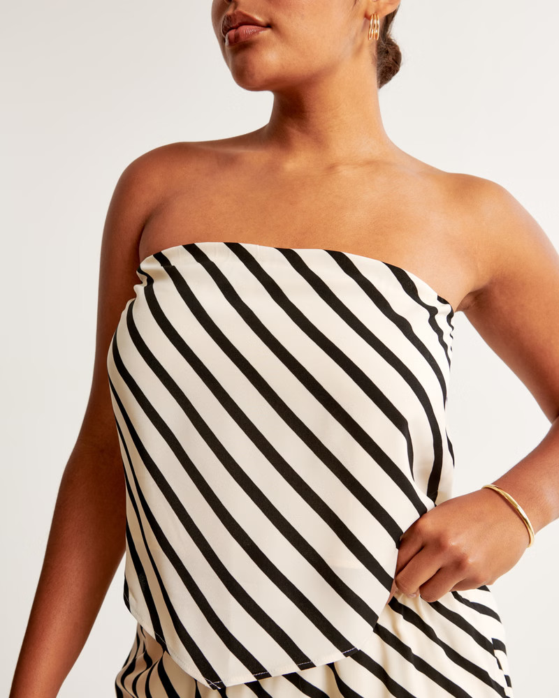 Faux Silk Scarf Top | Abercrombie & Fitch (US)