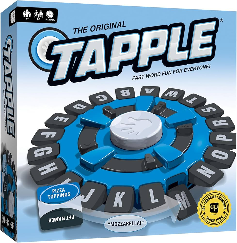 USAOPOLY TAPPLE® Word Game | Fast-Paced Family Board Game | Choose a Category & Race Against The... | Amazon (US)