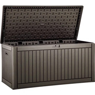 YITAHOME 260 Gallons Water Resistant Resin Lockable Deck Box | Wayfair Professional