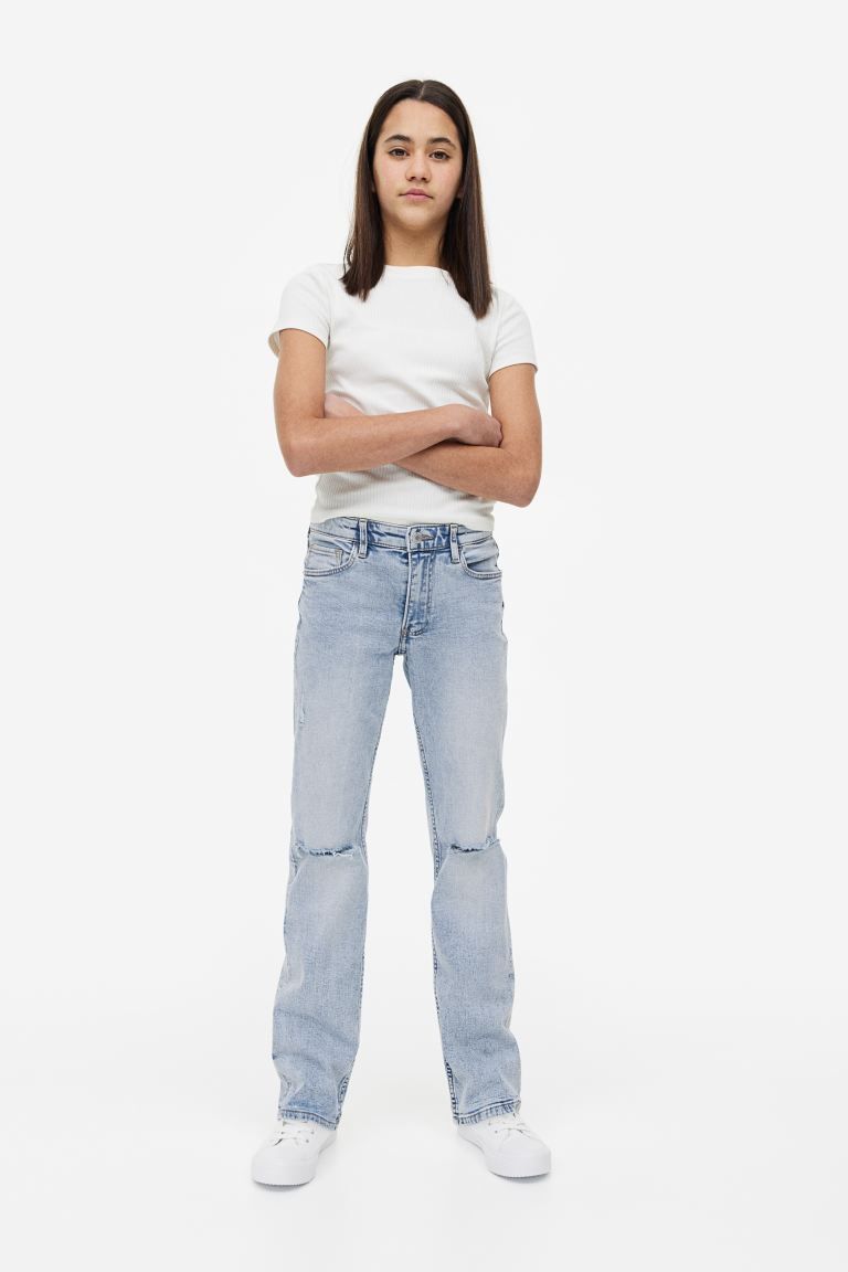 Straight Leg Low Jeans - Hellblau - Kids | H&M DE | H&M (DE, AT, CH, DK, NL, NO, FI)