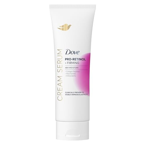 Dove Cream Serum Pro-Retinol + Firming for Elasticity and Firmness, with Collagen Peptides, Niacinamide and Antioxidants Lotion, 8 oz | Amazon (US)