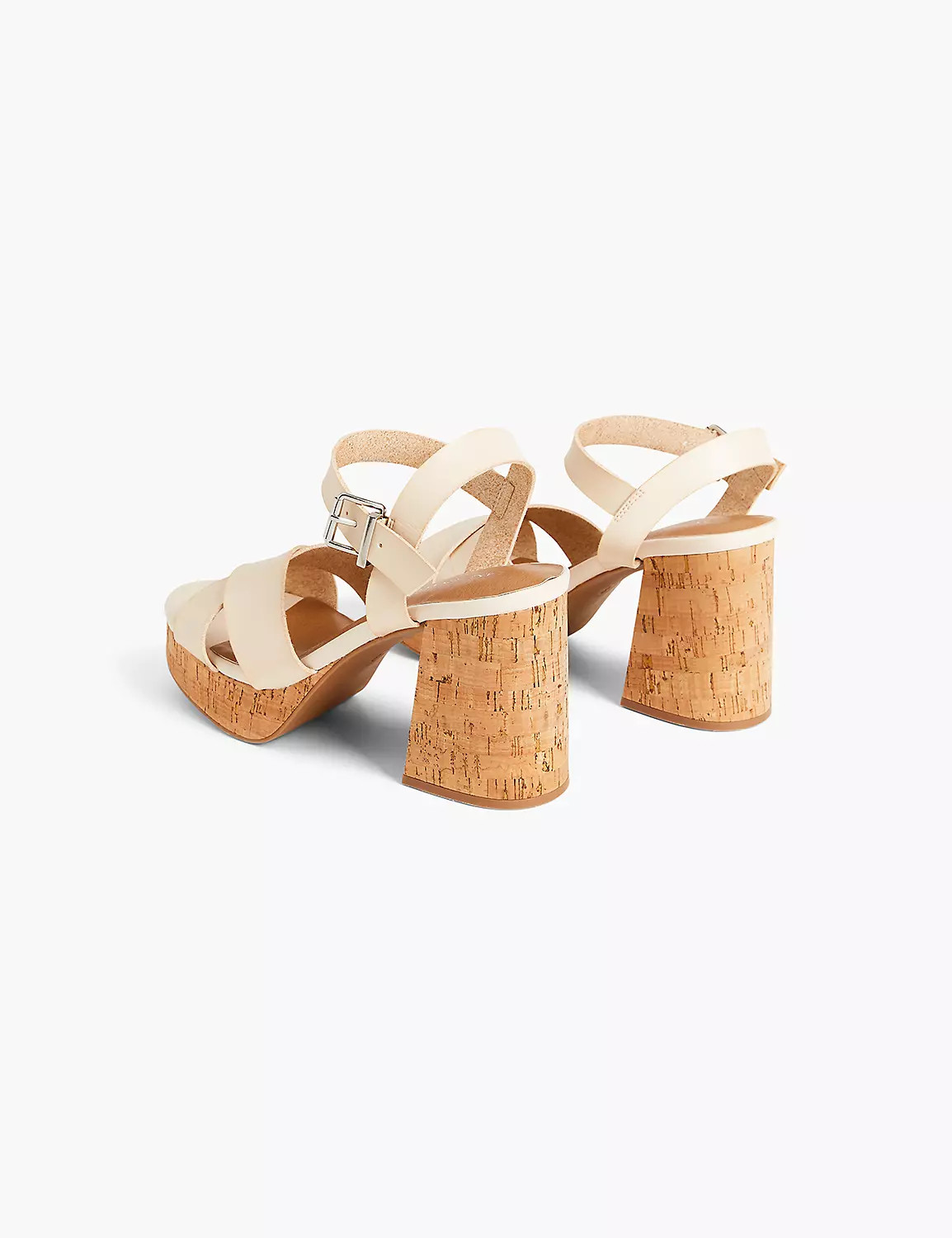 Dream Cloud Cross-Front Platform Block Heel | LaneBryant | Lane Bryant (US)