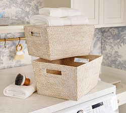 Tava Handwoven Utility Baskets | Pottery Barn (US)