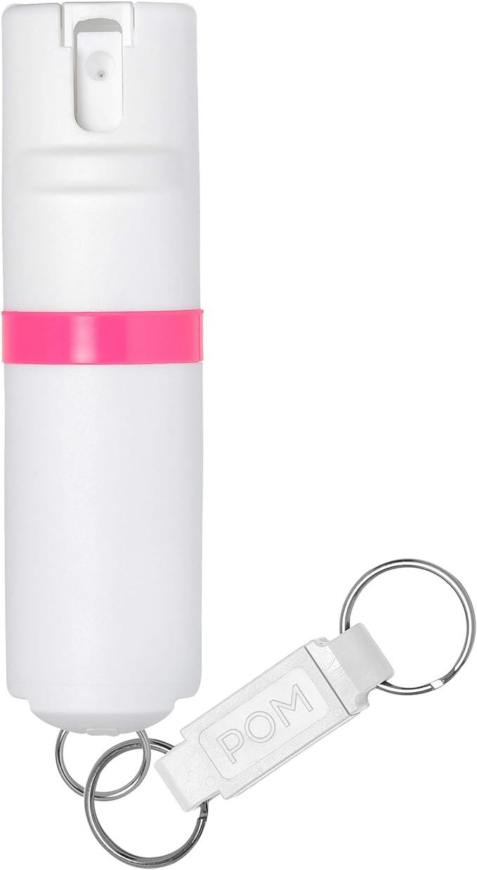 POM Pepper Spray Flip Top Keychain - Maximum Strength OC Spray Self Defense - Tactical Compact & ... | Amazon (US)
