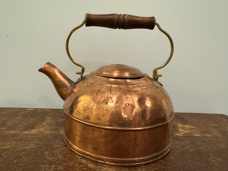 Vintage Copper Teapot | Etsy (US)