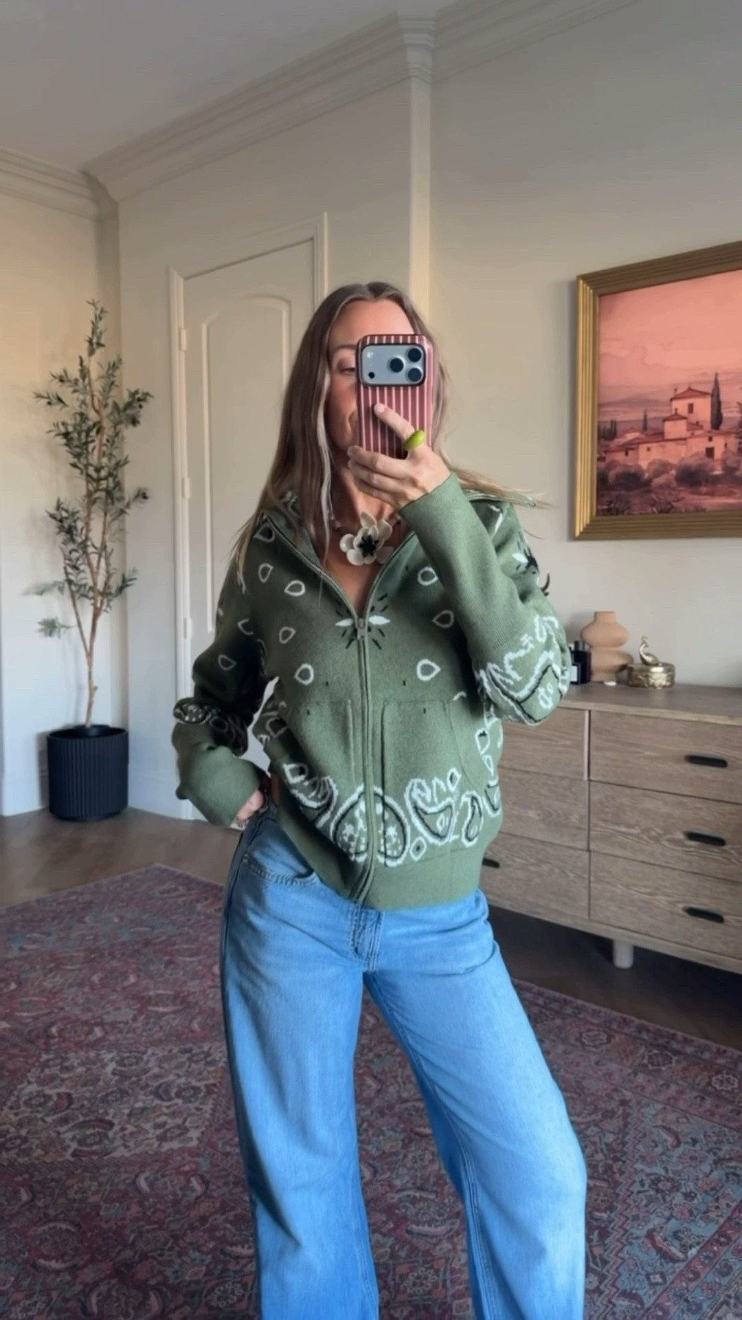 Trending bandana print jackets!