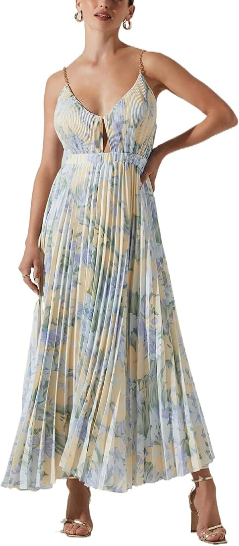 Women Y2k Bodycon Long Dress Spaghetti Strap Low Cut Dress Sexy Backless High Split Maxi Dress Cl... | Amazon (US)