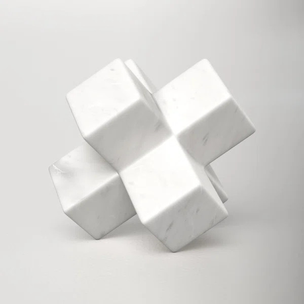 Ferdi 7" Marble Jack Sculpture | Wayfair North America