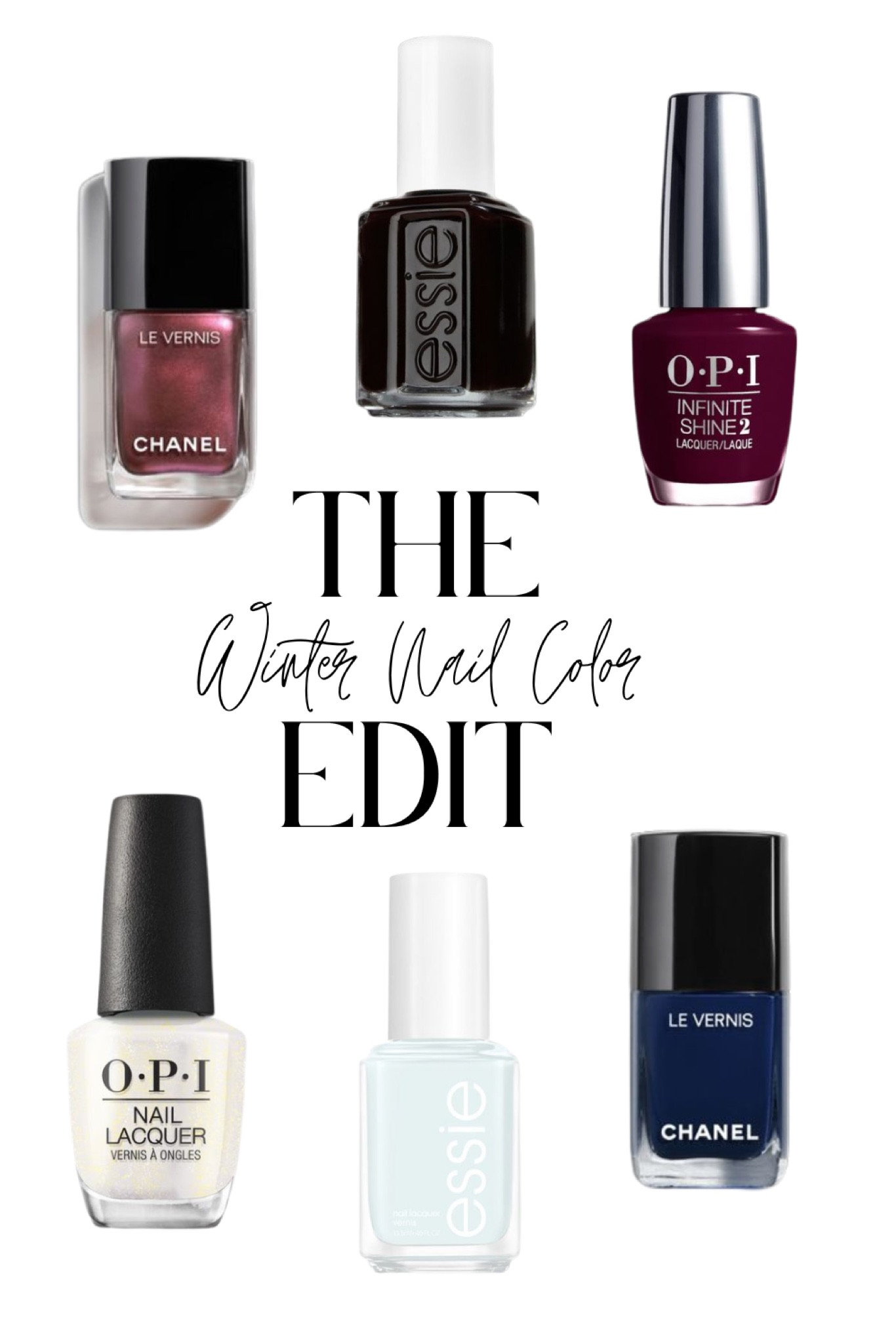Winter Nail Colors

#LTKbeauty #LTKHoliday #LTKSeasonal