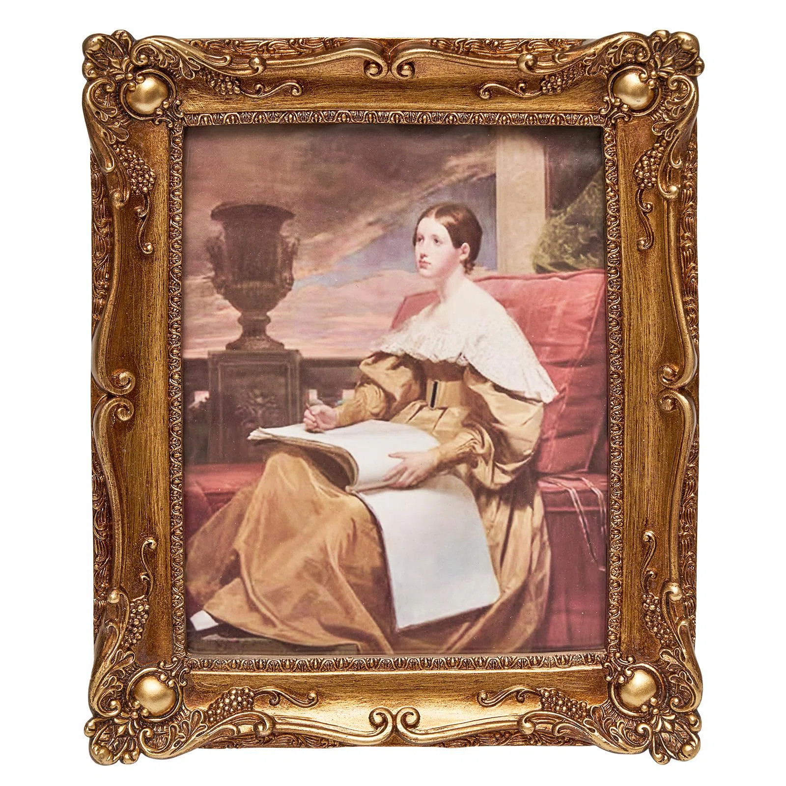 World Menagerie 8X10 Vintage Picture Frame Gold, 8 By 10 Antique Picture Frames With Glass Front,... | Wayfair North America