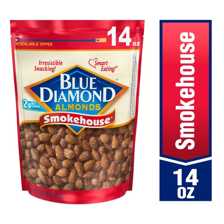 Blue Diamond Almonds Smokehouse bag, 14 oz | Walmart (US)