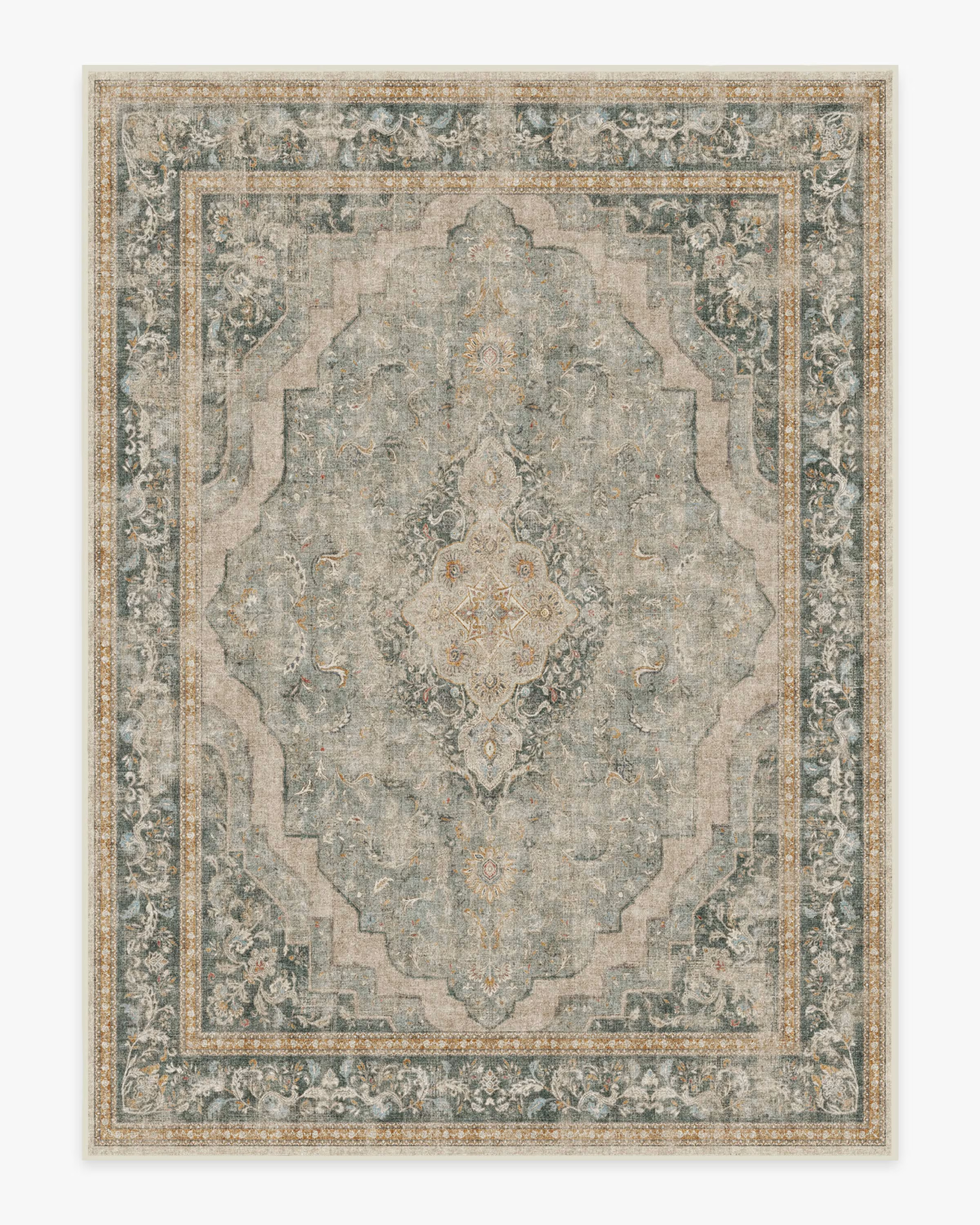 Adeline Natural Sage Rug | Ruggable