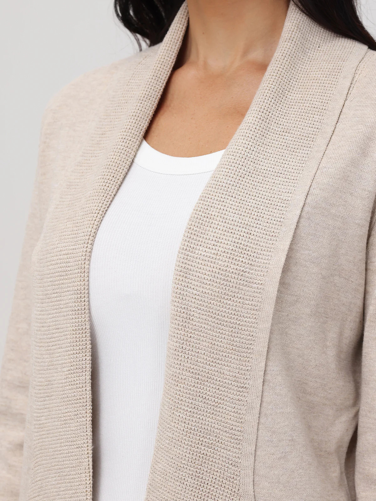 Waffle Stitch J-Pocket Cardigan | 89th + Madison