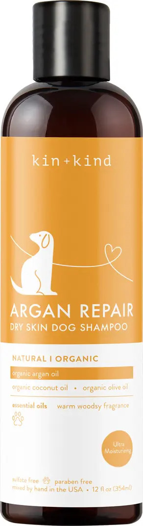 kin + kind Argan Repair Dry Skin Dog Shampoo | Nordstrom